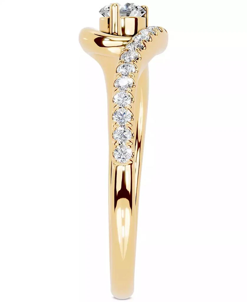 商品Macy's|Diamond Engagement Ring (1/4 ct. t.w.) in 14k Yellow Gold,价格¥5327,第4张图片详细描述