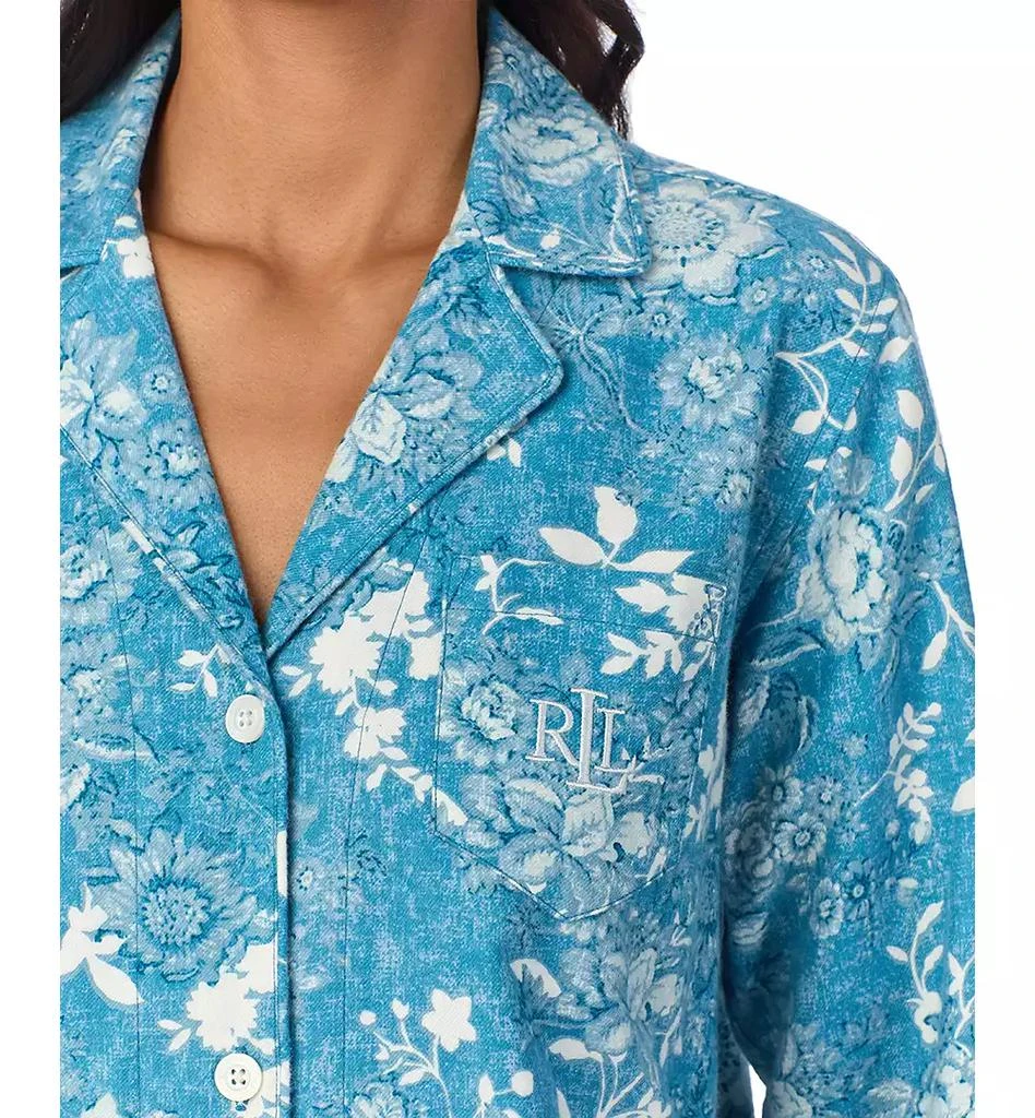 商品Ralph Lauren|Women's Floral Notched-Collar Pajama Set,价格¥405,第3张图片详细描述