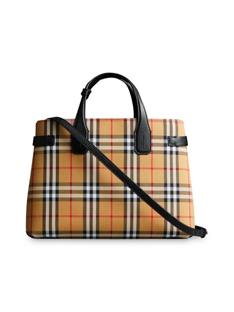 商品Burberry|中号条纹手提包,价格¥7565,第3张图片详细描述