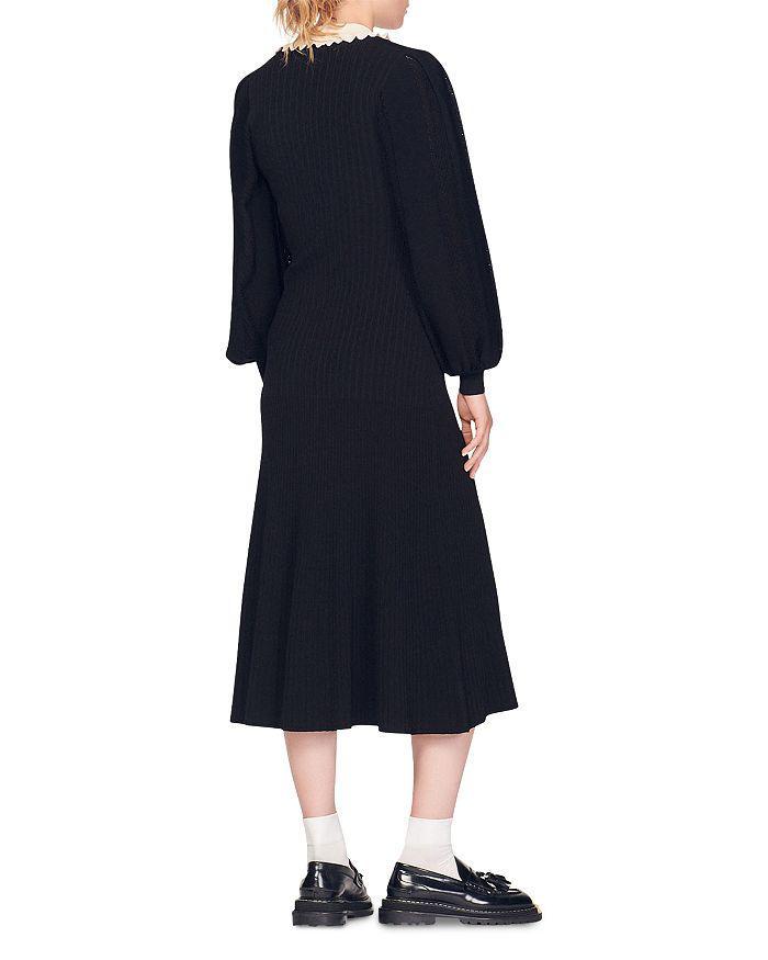 商品Sandro|Dorothy Midi Shirt Dress,价格¥3155,第4张图片详细描述