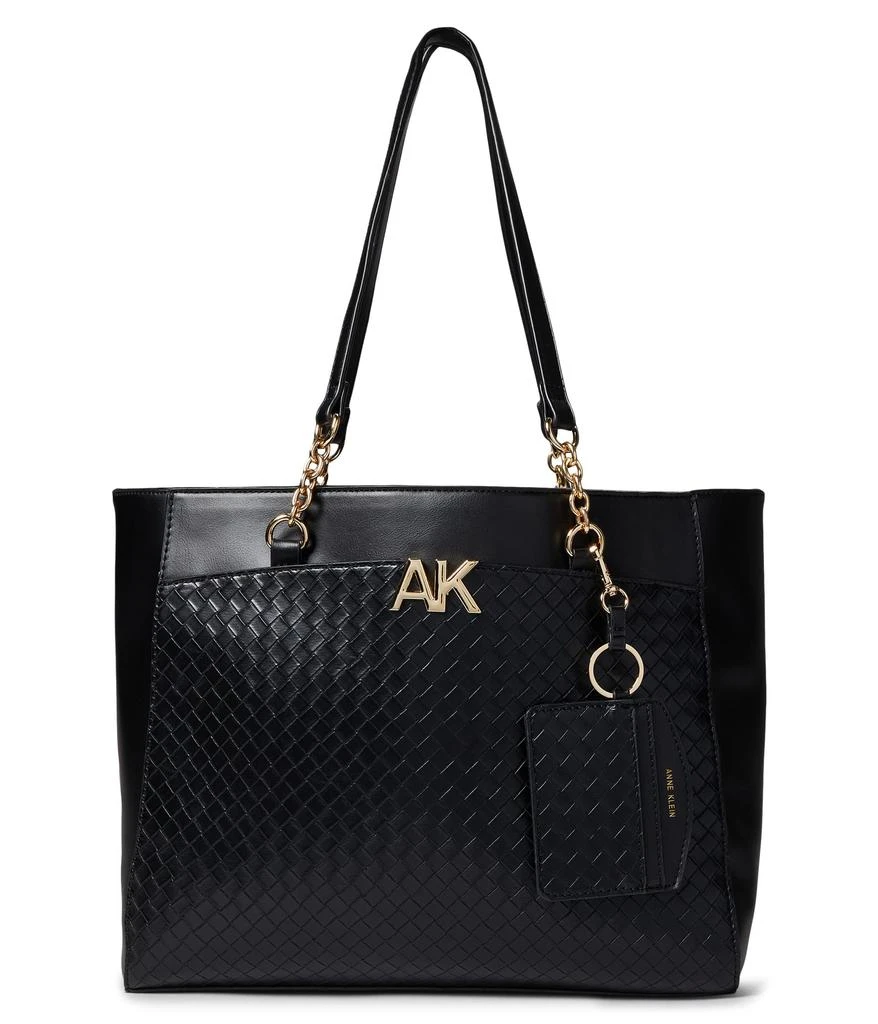 商品Anne Klein|Woven Tote w/ Card Case,价格¥320,第1张图片