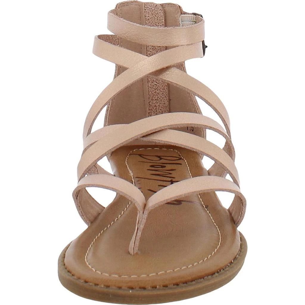 商品Blowfish|Blowfish Womens Faux Leather Strappy Wedge Sandals,价格¥62,第3张图片详细描述