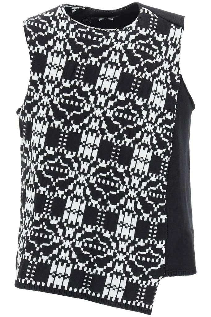 商品Comme des Garcons|Comme des garcons homme plus asymmetric sleeveless sweater,价格¥1663,第1张图片