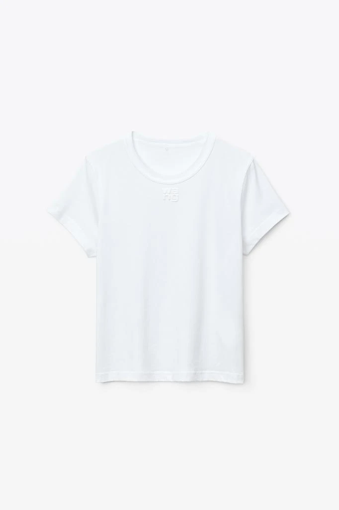 商品Alexander Wang|女式 棉质平纹针织蓬松徽标T恤,价格¥1104,第3张图片详细描述