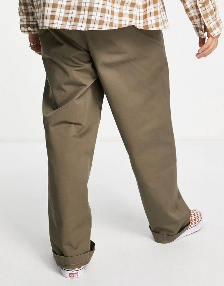 商品Vans|Vans authentic baggy chino trousers in green,价格¥342,第2张图片详细描述