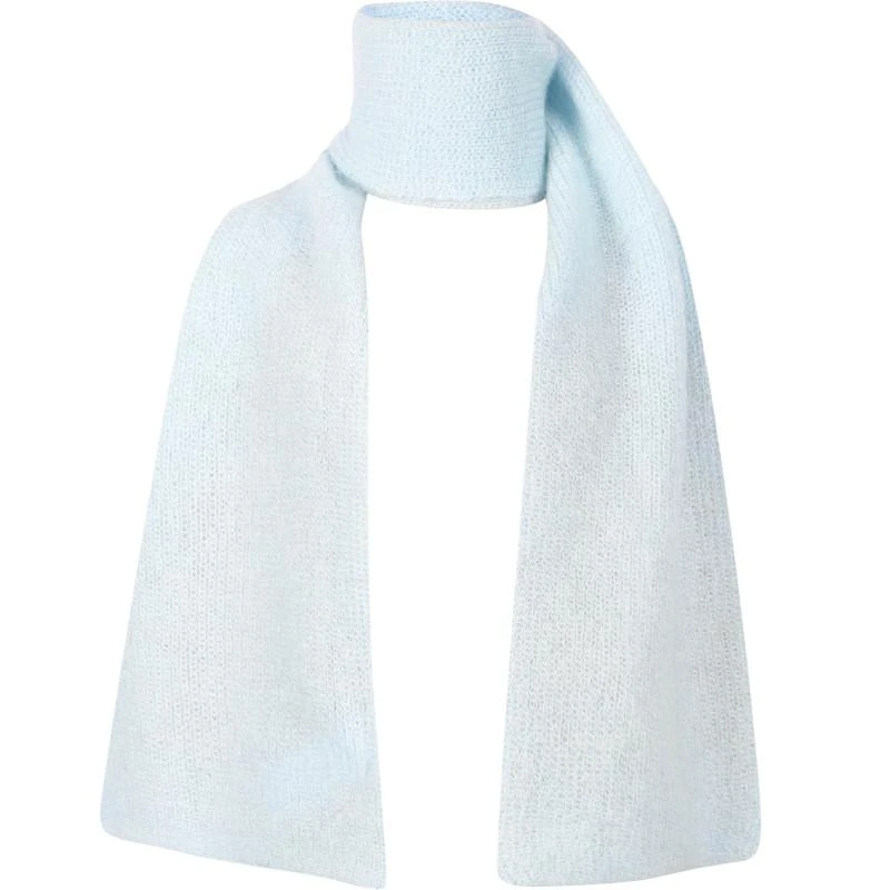 商品IL GUFO|Mohair scarf in light blue,价格¥867,第1张图片