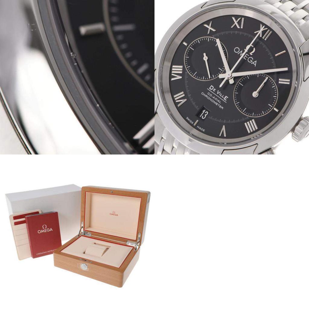 Omega Black Stainless Steel De Ville 431.10.42 Automatic Men's Wristwatch 42 mm商品第8张图片规格展示