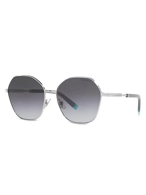 商品Tiffany & Co.|59MM Geometric Sunglasses,价格¥2873,第2张图片详细描述