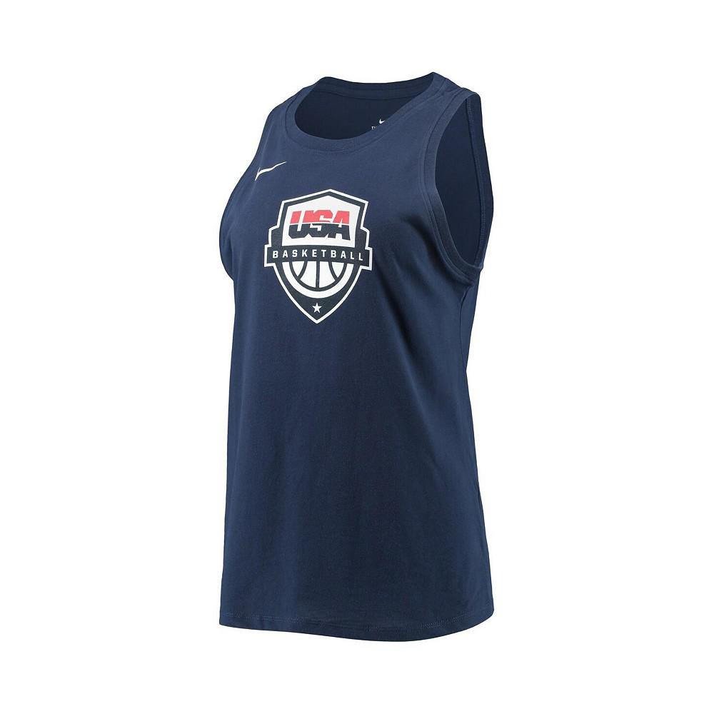 Women's Navy USA Basketball Performance Tank Top商品第3张图片规格展示