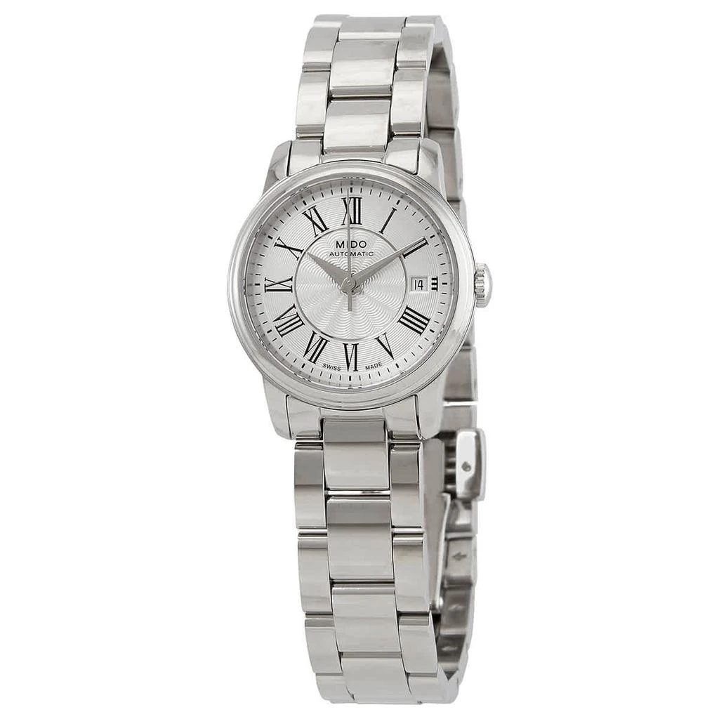 商品MIDO|Baroncelli III Automatic Silver Dial Ladies Watch M0100071103309,价格¥1773,第1张图片