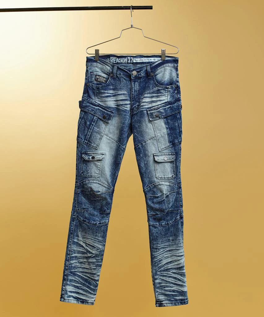 Dwayne Clean Multi Pocket Utility Cargo Denim - Icy Blue 商品