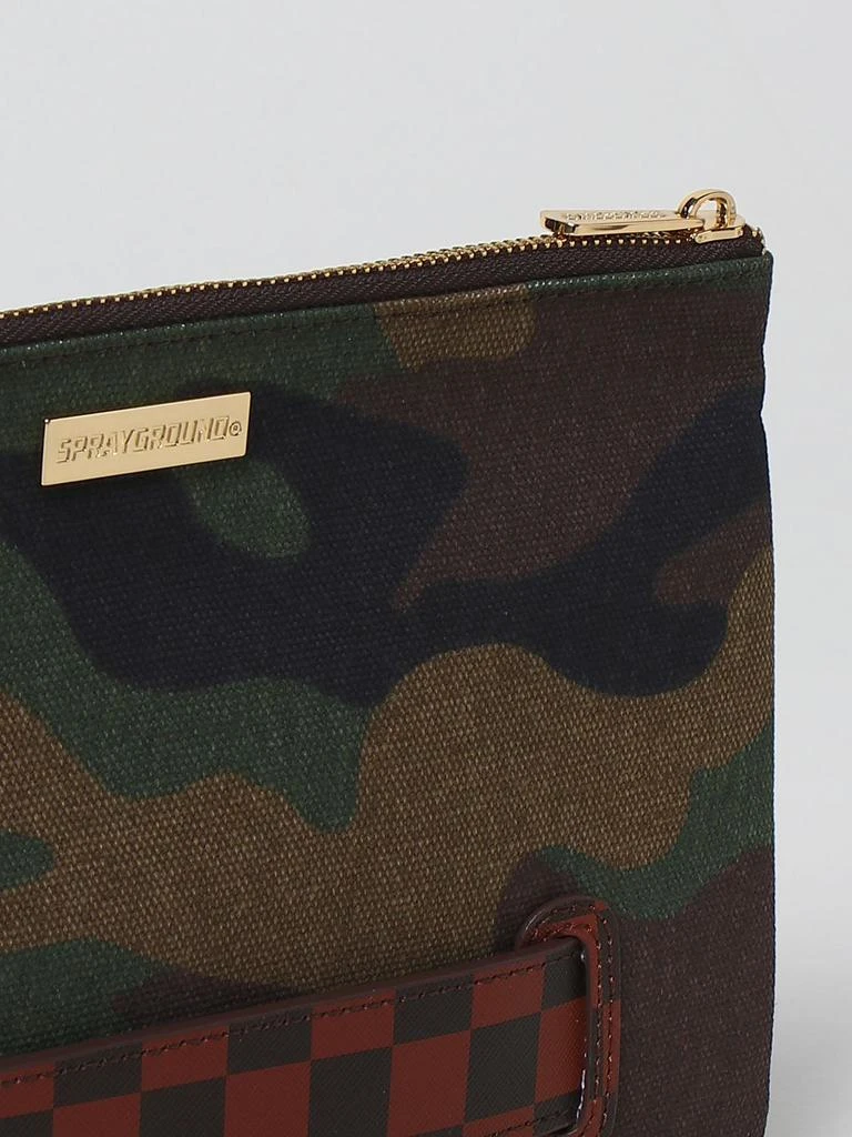 商品SprayGround|Shark Sprayground clutch bag in camouflage fabric,价格¥497,第3张图片详细描述