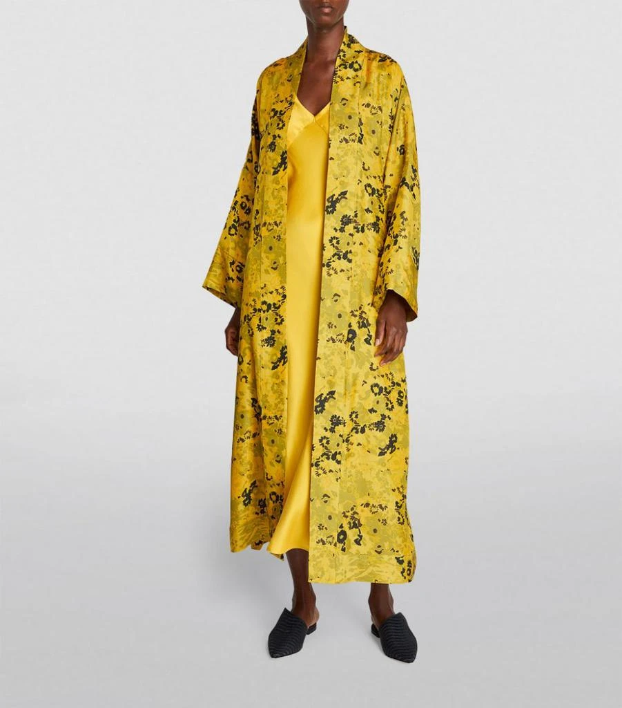 商品Asceno|Silk Floral Athens Robe,价格¥2811,第2张图片详细描述