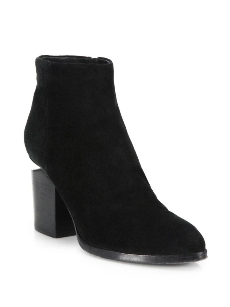 商品Alexander Wang|Gabi Suede Block Heel Booties,价格¥4877,第1张图片