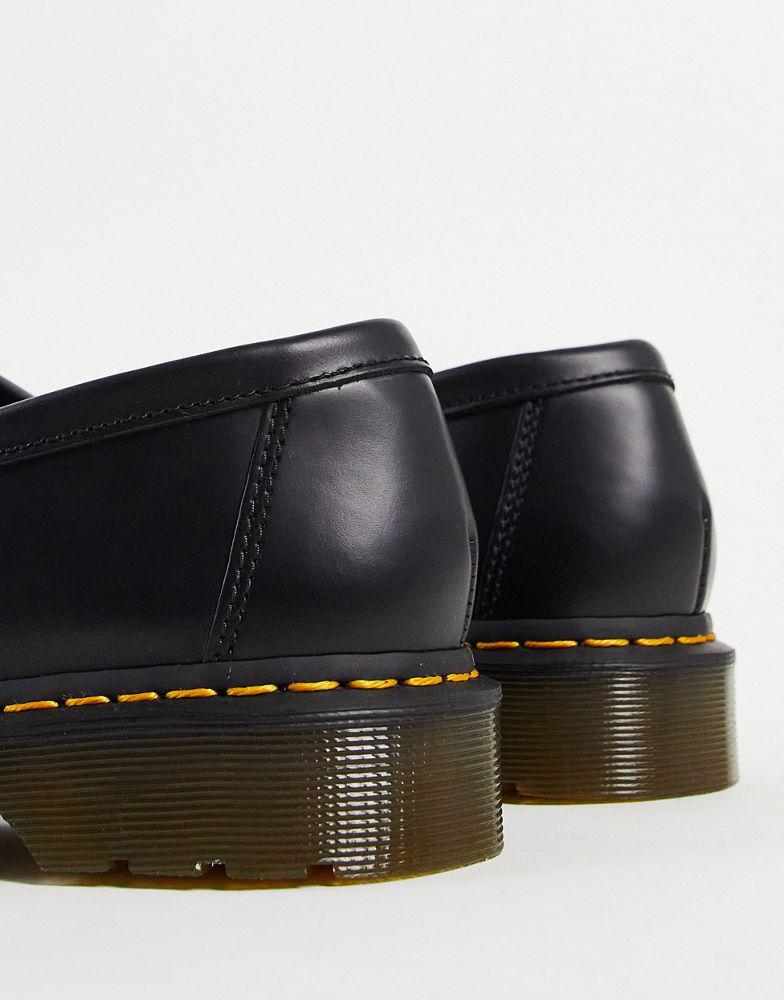 Dr Martens adrian ys tassel loafers in black smooth商品第2张图片规格展示