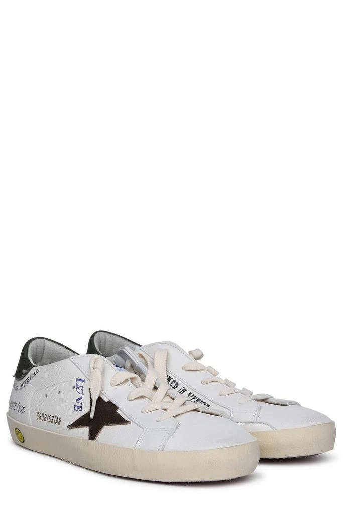 商品Golden Goose|Golden Goose Kids Super Star Slogan-Printed Low-Top Sneakers,价格¥1354,第3张图片详细描述