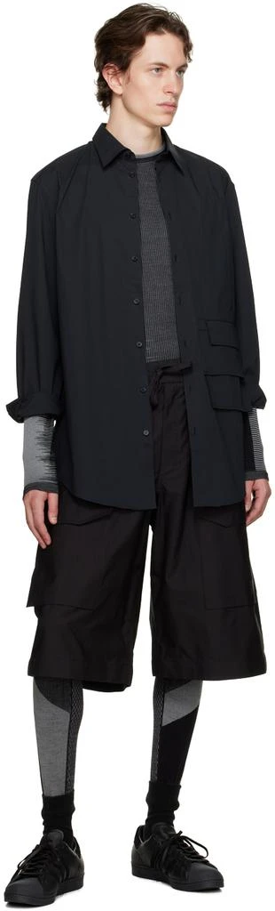 商品Y-3|Black & Gray Engineered Sweatpants,价格¥663,第4张图片详细描述