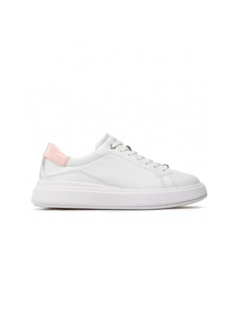 商品Calvin Klein|Sneakers CALVIN KLEINGend Neut Lace Up Lth HW0HW00919 Bianco/Rosa 0K8,价格¥1406,第1张图片