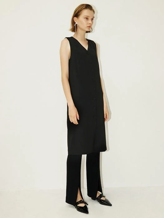 [Drama Signature] Button-Down Vest Dress 商品
