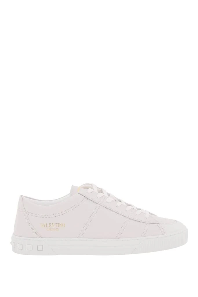 商品Valentino|Valentino garavani leather cityplanet sneakers,价格¥2912,第1张图片