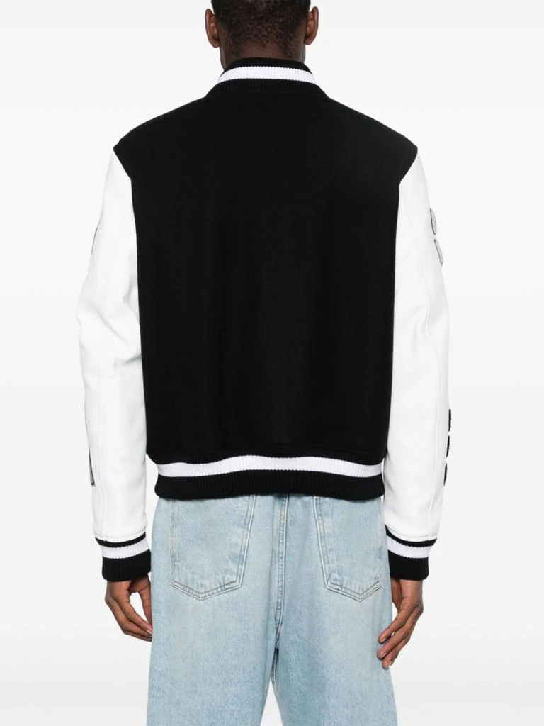 商品Off-White|VARSITY WOOL  LEATHER JACKET,价格¥10909,第5张图片详细描述