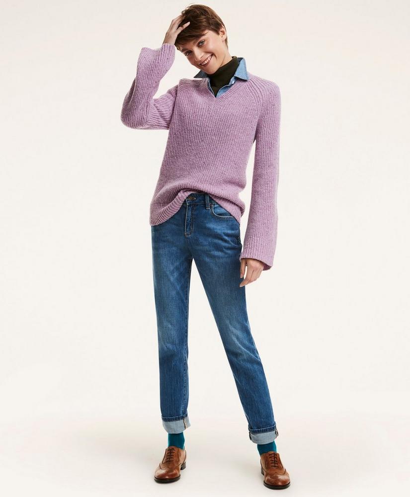 商品Brooks Brothers|Merino Donegal V-Neck Sweater,价格¥489,第4张图片详细描述