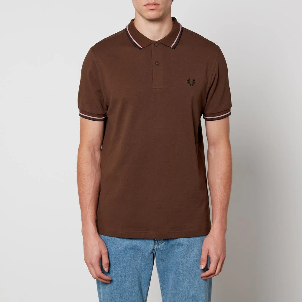 商品Fred Perry|Fred Perry Cotton-Piqué Polo Shirt,价格¥301,第1张图片