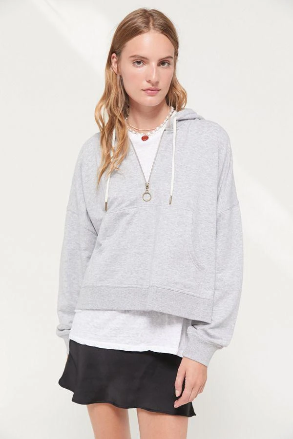 商品Urban Outfitters|UO Wilder Half-Zip Hoodie Sweatshirt,价格¥230,第1张图片