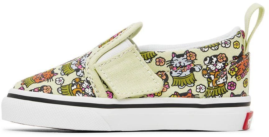 商品Vans|Baby Green Animals Slip-On V Sneakers,价格¥244,第3张图片详细描述