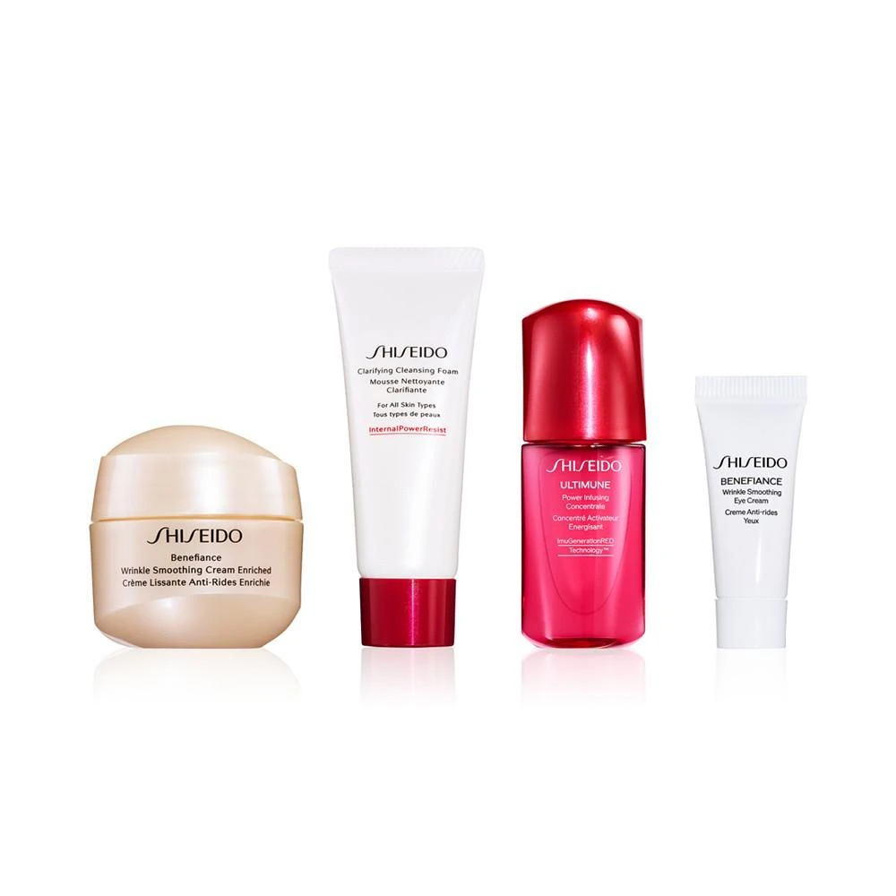 商品Shiseido|4-Pc. Benefiance Start With Smooth Skincare Set,价格¥294,第3张图片详细描述