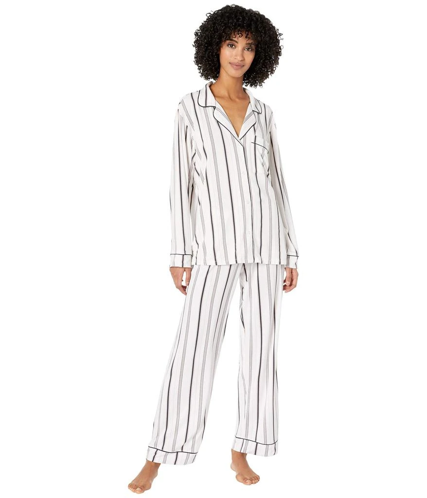 商品Eberjey|Sleep Chic - The Long Boxed Pajama Set,价格¥501,第1张图片