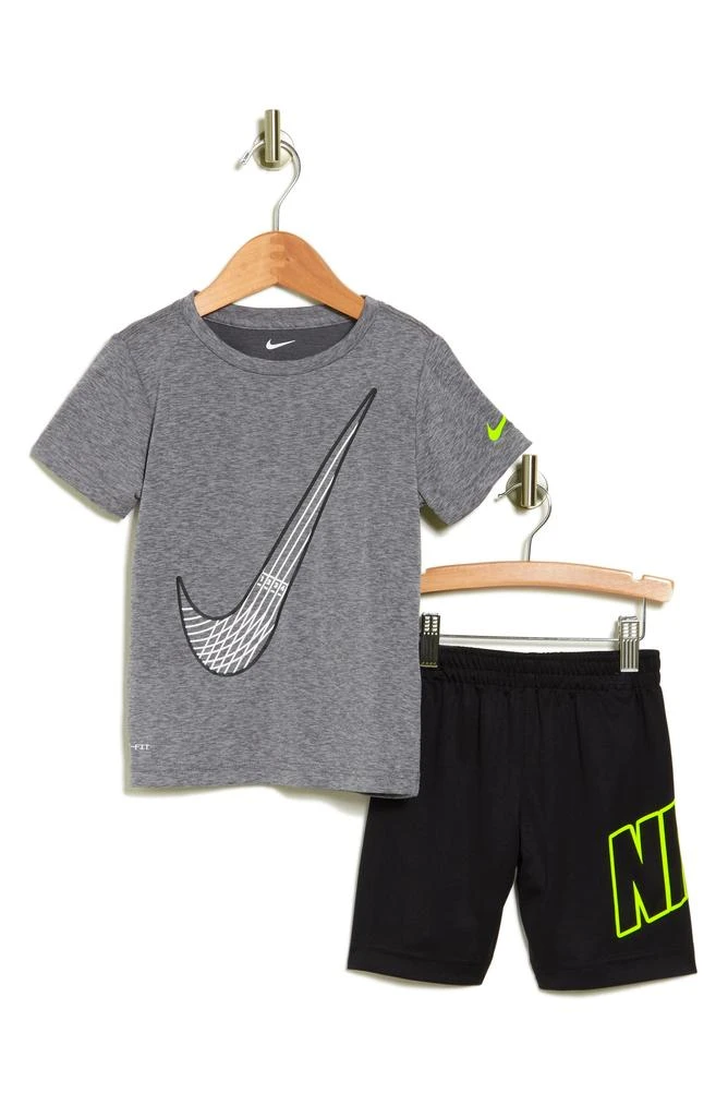 商品NIKE|Kids' Dri-FIT Graphic T-Shirt & Shorts Set,价格¥78,第1张图片