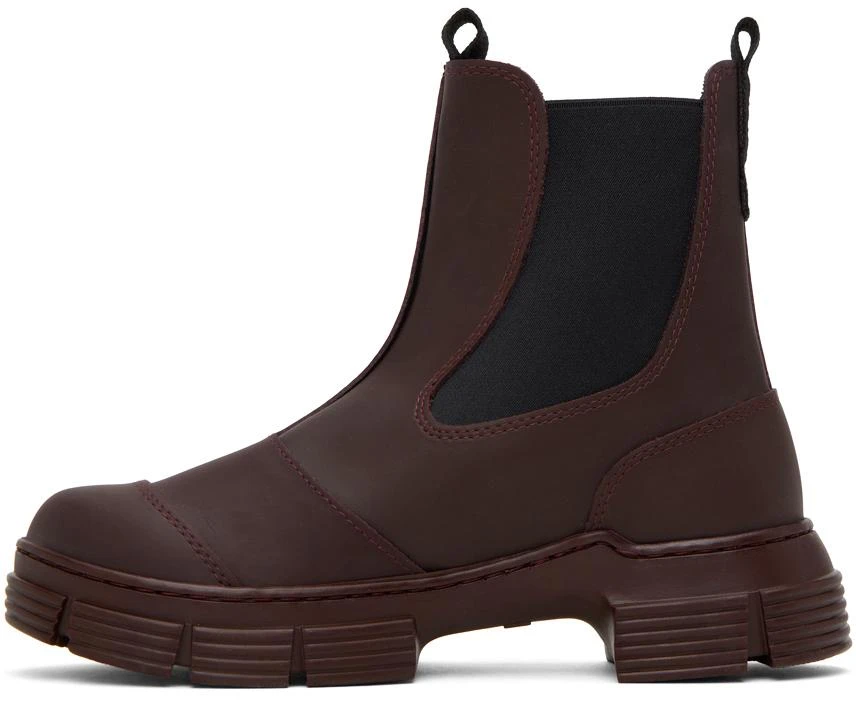 商品Ganni|Burgundy City Boots,价格¥2177,第3张图片详细描述