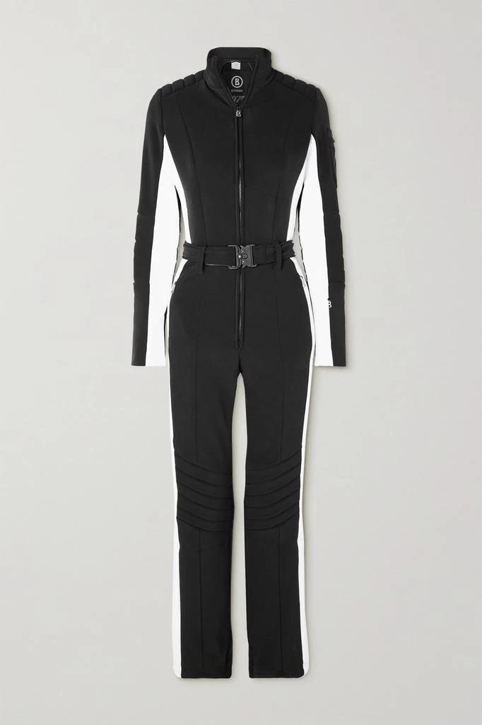 商品Bogner|X 007 Bond 配腰带条纹弹力连体滑雪服  - FR40,价格¥9744,第1张图片