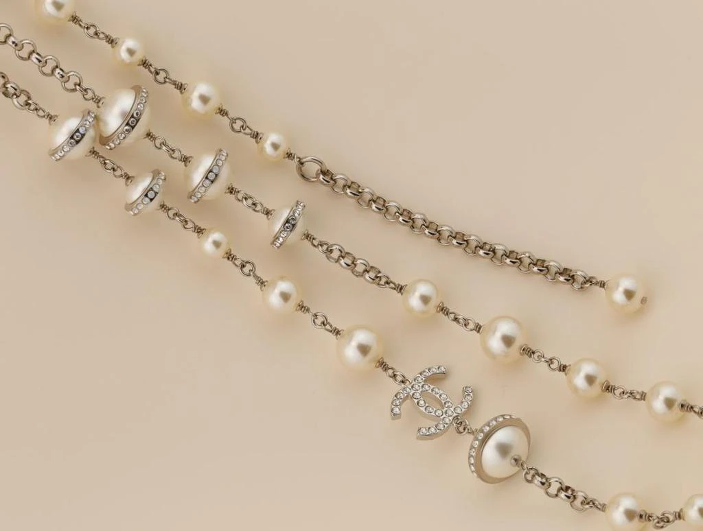 Chanel CC Logo Faux Pearl Long Necklace 商品