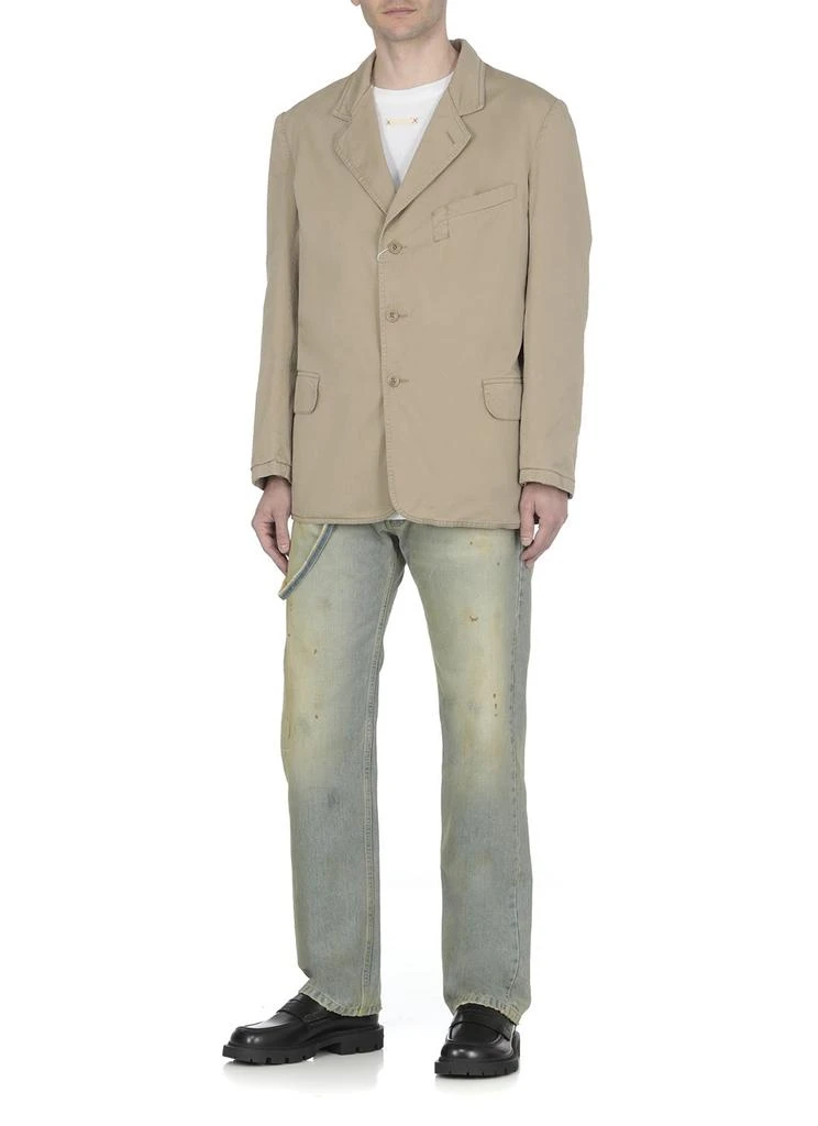 商品MAISON MARGIELA|Maison Margiela Long-Sleeved Single-Breasted Blazer,价格¥12876,第2张图片详细描述