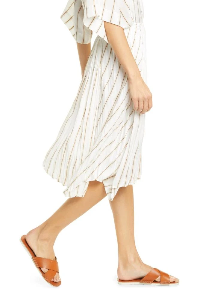 商品Vince|Stripe Gauze Panel Skirt,价格¥447,第3张图片详细描述