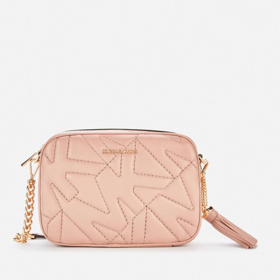 商品Michael Kors|MICHAEL Michael Kors Women's Jet Set Camera Bag Quilted Bag - Fawn,价格¥581,第1张图片