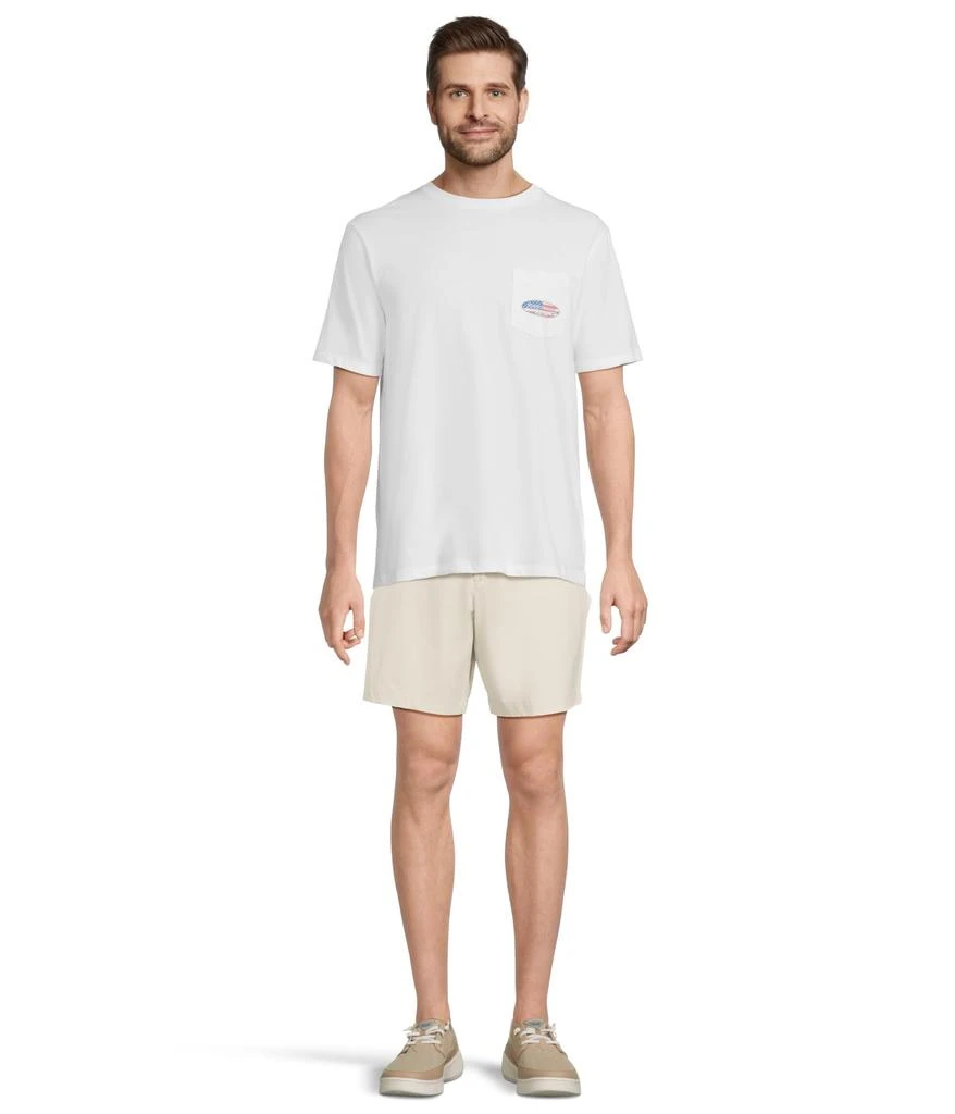 商品Vineyard Vines|Surf Chappy Short Flag Short Sleeve Tee,价格¥337,第5张图片详细描述