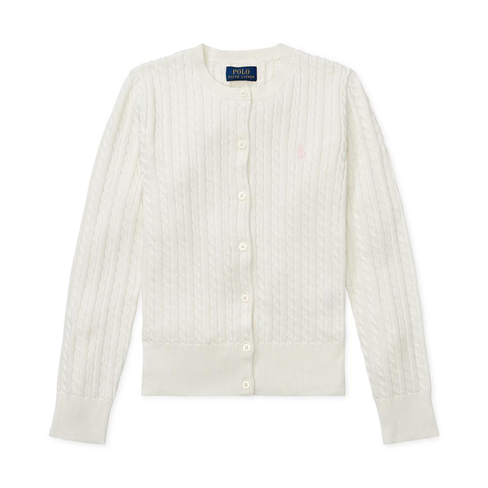 Polo Ralph Lauren | Big Girls Cable-Knit Cotton Cardigan 422.03元 商品图片
