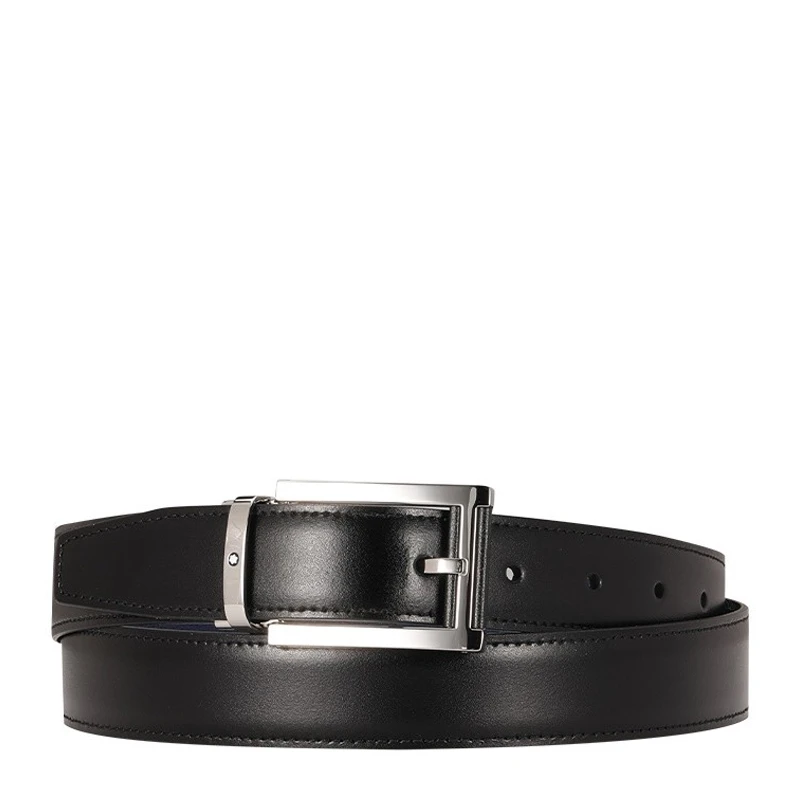 MONT BLANC 男士拼色牛皮腰带 126009 商品