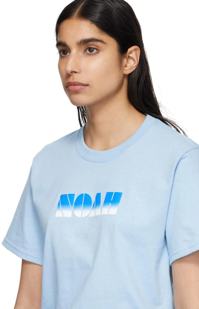 商品Noah|Blue Gradient Logo T-Shirt,价格¥145,第4张图片详细描述