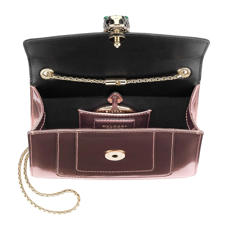BVLGARI 宝格丽 女士亮粉色小牛皮单肩包斜挎包 284800 商品