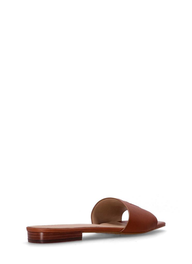 【LAUREN RALPH LAUREN】EVERLEY CALFSKIN SLIDE SANDAL Amazon.com | Lauren Ralph Lauren Women's Everley Calfskin
