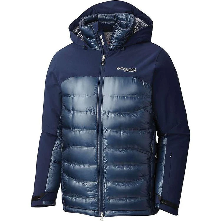 商品Columbia|Columbia Titanium Men's HeatZone 1000 TurboDown Hooded Jacket,价格¥2036,第1张图片