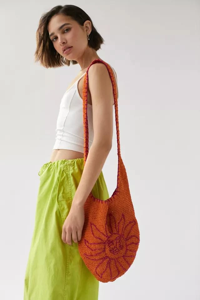 商品Urban Outfitters|Nylon Woven Shoulder Bag,价格¥117,第1张图片