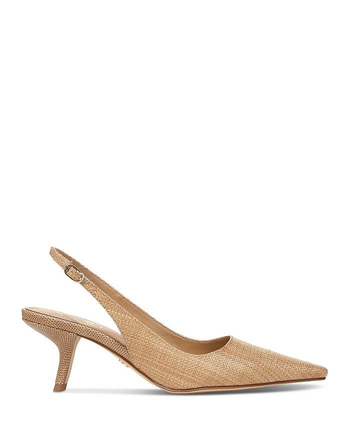 商品Sam Edelman|Women's Bianka Pointed Toe Mid Heel Slingback Sandals,价格¥1034,第2张图片详细描述