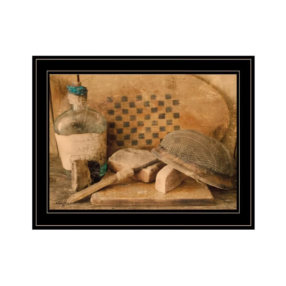 商品Trendy Décor 4U|Vintage-Like Apple Cider by Anthony Smith, Ready to hang Framed Print, Black Frame, 19" x 15",价格¥627,第1张图片