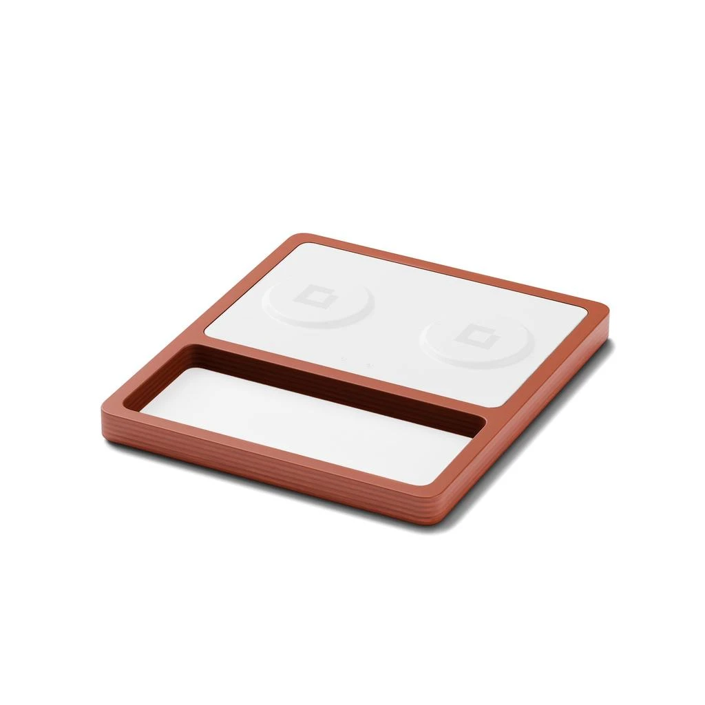 商品NYTSTND|DUO TRAY White - 2-in-1 MagSafe Oak Wireless Charger with USB-C and A Ports Support,价格¥1065,第3张图片详细描述