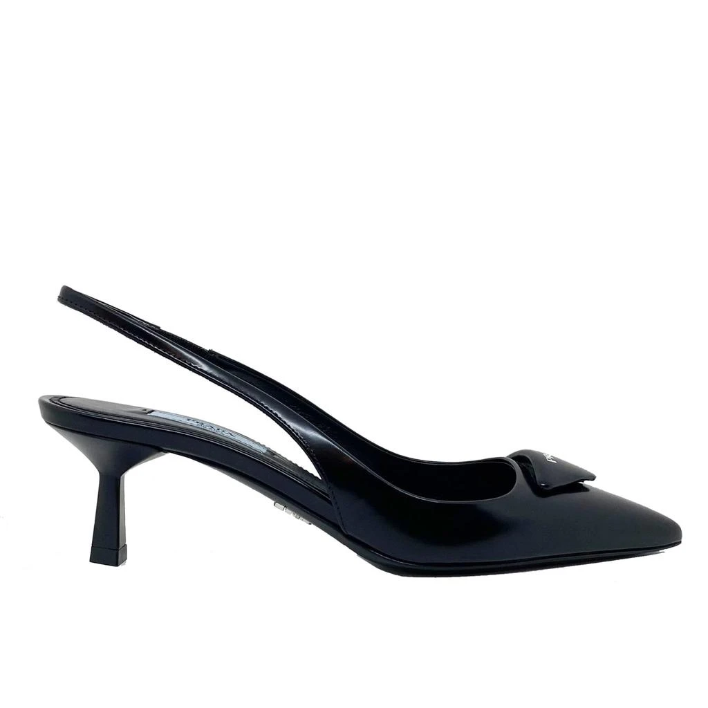 商品Prada|Prada Slingback Leather Pumps,价格¥5582,第1张图片
